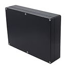 Otdorpatio Project Box IP65 Waterproof Junction Box ABS Plastic Black Electrical Boxes DIY Electronic Project Case Power Enclosure 10.35x7.17x2.36 inch (263x182x60 mm)