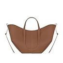 ELicna Stylish Vegan Leather Tote Handbag for Women - Trendy Shoulder Bag Hobo Purse with Large Capacity, Dumpling Design for Modern Urban Fashion Statement and Everyday Chic Wardrobe Essential