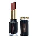 Revlon Super Lustrous Glass Shine Moisturizing Lipstick with Aloe and Rose Quartz in Brown, 008 Rum Raisin, 0.15 Oz
