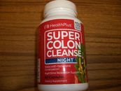 Health Plus  Super Colon Cleanse, Night, 60 Capsules  Exp 11/26