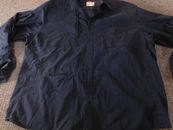 Eddie Bauer Sports Shop Shirt 4XL XXXXL blue Mens vintage fit outdoor jacket