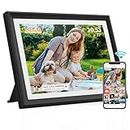 REUMAR Digital Picture Frame,10.1 inch,WiFi Smart Digital Photo Frame IPS LCD Touch Screen, auto-Rotate,Built-in 32GB Storage, Easy Setup to Share Photo and Video Via Frameo APP