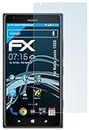 atFoliX Schutzfolie kompatibel mit Nokia Lumia 1520 Folie, ultraklare FX Displayschutzfolie (3X)