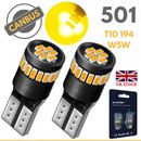 2X T10 501 194 W5W SMD LED Car HID CANBUS Error Free Wedge Light Bulb For BMW VW
