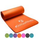 Yogamatte 183x61x0,8cm rutschfest mit Gurt 8mm Schaumstoff Yoga Pilates Matte
