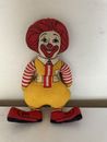 Vintage McDonalds Ronald McDonald Stuffed Pillow Plush Toy Doll Promotional Item