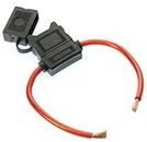 Fuse for GPS Tracker. Suitable for Battery Voltage 9-36 V Plastic Ceramic Blade Fuse Box Including 2 Amp Fuse