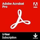 Adobe Acrobat Professional DC | PDF converter | 12-month Subscription with auto-renewal, PC/Mac