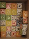 UNCLE GOOSE Classic ABC Alphabet Wooden Blocks