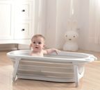 Bañera plegable portátil plegable para bebés recién nacidos niños pequeños