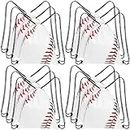 Tebery 12 Pack Drawstring Baseball String Backpacks for Gym Sports, Sport Party Drawstring Goodie Favor Bags Supplies Gifts for Kids Various Baseball Games(13.4 x 15.8 Inch)