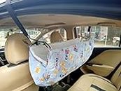 APAV Cotton Cradle for Car with Zipper and Net | Comfortable for Long Car Rides | Travelling car Hanging Juhla/Cradle for Baby I Multicolor