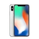 Apple iPhone X, 256GB, Silver - For GSM (Renewed)