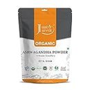 Just Jaivik Organic Ashwagandha Root Powder - 227g - Support for Stress-Free Living Herbal Supplement/Vitality and Strength