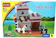 Olympia Games And Toys Castle Set Junior. Plastic House Blocks Set for Building Castle, Multicolour, 6 Years and Above, 450 Pieces