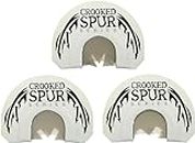 FOXPRO Ghost Spur Turkey Call Combo Pack White Includes 3 Diaphragm Mouth Calls