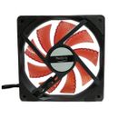 Resilora 120mm PWM Silent Fan for desktop Cases, Computer Case Cooling Fan Red
