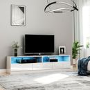 71" High Gloss LED TV Cabinet Stand Home Entertainment Center TV Storage