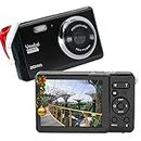 Vmotal GDC80X2 Mini Fotocamera digitale compatta 20 MP FHD 1080P TFT LCD Fotocamera per bambini/principianti/anziani Regalo (Nero & Nero)