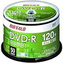 (Amazon.co.jp Exclusive) Buffalo DVD-R Single Recording 4.7 GB 50 Sheets Spindle CPRM Single Sided 1-16X Speed [Daiga Operation Confirmed] White Label RO-DR47V-050PW/N