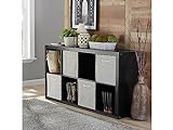 Better Homes and Gardens 8-Cube Organizer, Solid Black