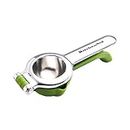 KitchenAid Citrus Juice Press Squeezer for Lemons and Limes with Seed Catcher and Pour Spout, Green, 8 inches