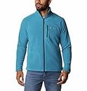 Columbia Collared Polyester Regular Fit Mens Active Wear Jacket (S22-AM3039-400003, Blue, Large)