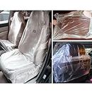 Yosoo dhl-000864 100 Unidades Auto Asiento de Coche de plástico Transparente Desechables Protector de Asiento de Coche Pantalla mecánico Valet