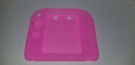 PINK Comfort Grip Silicone Rubber Protective Case Sleeve for Nintendo 2DS  E10