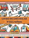 Coches+Motos+Barcos+Trenes Libro de Colorear para niños: Descubre un emocionante mundo de aventuras sobre ruedas y a través de los mares con nuestro ... + Trenes" diseñado especialmente para niños