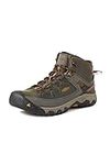 KEEN Men's Targhee III Mid Height Waterproof Hiking Boot, Black Olive/Golden Brown, 11.5