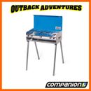 COMPANION RV 2 BURNER GAS STOVE AND GRILL WITH LEGS CAMPING COOKING COMP546
