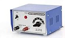 Jyoti multistep battery eliminator 0-12 v 1 amp with regulated power supply for scientific experiments