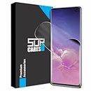 SupCares Anti Glare Matte Unbreakable Membrane Screen Protector for Samsung Galaxy S10 (6.1 inch) with Easy-Self Installation Kit | Transparent