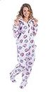 Forever Lazy Footed Adult Onesie - Unicorn - L