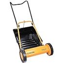 FALCON ‎EASY-38 15" Manual Cylindrical Lawn Mower 380mm Grass Cutting Machine with 20L Catcher Box for Maintaining Garden Yard Farm Upto 200 Square Meters