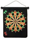 SYGA 17" Magnetic Dartboard Sets 6 Reversible Darts Rolling Two Sided Bullseye Game Magnetic Safety Dart Board Kids Family Leisure Sports