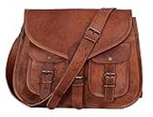 ALASKA EXPORTS, Women's Genuine Leather Handbag, Tote Bag, Shoulder Bag (10 X 13 X 3.5) inch
