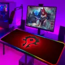 Extended Pad World of Warcraft RGB Gaming Mouse Pad Computer Mat Pc Gamer Large Play Pad Backlight
