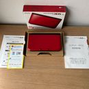 Nintendo 3DS XL LL Red Black SPR-001 Console Japan Import NTSC-J