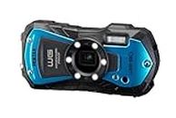 PENTAX WG-90 Blue Standard-Class, Waterproof Digital Compact Camera, Designed for Casual Underwater Photography to a Depth of 14 Meters