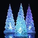 Christmas Decorations Sale Clearance1 Piece of Christmas Tree Colorful LED Acrylic Night Light in Various Sizes Christmas Decorations Sale Clearance for Christmas Outdoor Indoor Decor