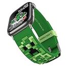 Minecraft Creeper 3D Sculpted Smartwatch Bracelet - Officially Licensed, Compatible with Any Size and Series of Apple Watch (Watch Not Included)