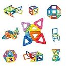 ToyMagic MagnaPlay Magnetic Tiles 32 Pcs|Multiple Shape & Colour Tiles|Magnetic Block Building Set|STEM Toy|Learning Game for Kids 3+|Constructive and Creative Toy| Best Birthday Gift|Made in India