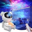 Dienmern Astronaut Projektor 2.0 Nachtlicht Sternenhimmel, LED Sternenhimmel Galaxy Projektor mit Fernbedienung und Timer, Sternlichtprojektor für Schlafzimmer & Decke, Geschenk für Kinder