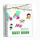 Omny Give A Go My Mini Busy Book For Kids,22 Activities Of Toddler Preschool Activity Binder And Montessori Book Themes For 2-4 Years Old Boys And Girls