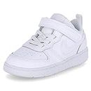 Nike Baby Boy's Court Borough Low 2 (Infant/Toddler) White/White/White 9 Toddler M