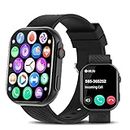 Smart Watch for Android Phones & iPhone - Answer/Make Calls/Quick Text Reply/AI Control, [2" HD Screen] IP67 Waterproof Fitness Tracker Heart Rate/Sleep/SpO2 Monitor,100+Sports Trackers for Men Women