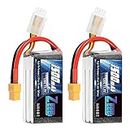 Zeee 3S 1500mAh Lipo Battery 11.1V 120C Graphene Battery with XT60 Plug for FPV Racing Drone Quadcopter Airplane Helicopter RC Boat (2 Pack)