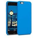 kwmobile Custodia Compatibile con Apple iPhone 6 Plus / 6S Plus Cover - Back Case per Smartphone in Silicone TPU - Protezione Gommata - blu radiante